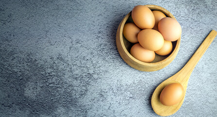 Chicken eggs, raw eggs,brown eggs