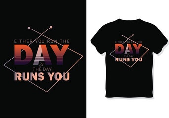 Typography t-shirt design, custom vector