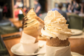 ice cream dessert