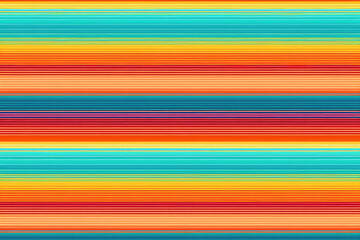 Blanket stripes seamless vector pattern. Background for decor or ethnic mexican fabric pattern. Ai generative