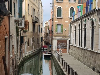ruhige Kanäle von Venedig, Italien