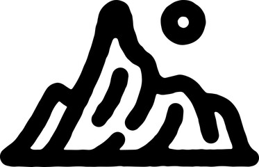 Desert Valleys Hills Mountainhills Cactus Logo Set