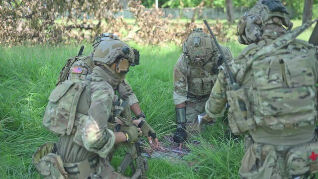 Special operations forces, Study geography and plan an attack on the enemy.