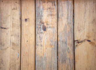 Full frame background or texture of old wooden planks.