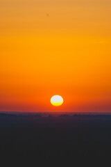 Fototapeta premium sunset in the distance