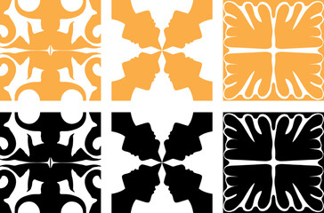 Vector illustration. Seamless abstract pattern. Minimalism. Tile pattern.