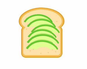 healthy and delicious avocado sandwich healthy breakfast and Healthy lifestyle.