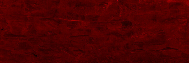 Dark Red horror scary background. grunge horror texture concrete. Dark grunge red concrete. Red textured stone wall background. Dark edges. Dark red grungy background or texture.