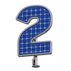 Solar Panel 3D Alphabet or PNG Letters