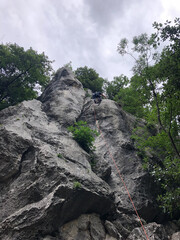 rock in the mountains