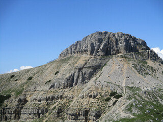 the mountains of tres Cime