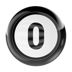 Fototapeta premium 0 Number Ball Pool 