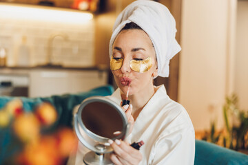 Woman Enjoying A Morning At Home