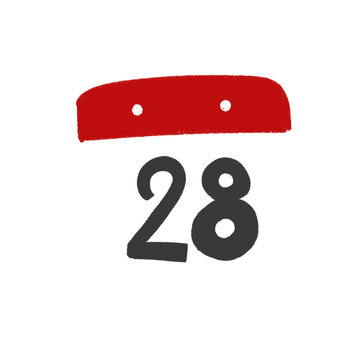 recommend clip art: Date on calendar