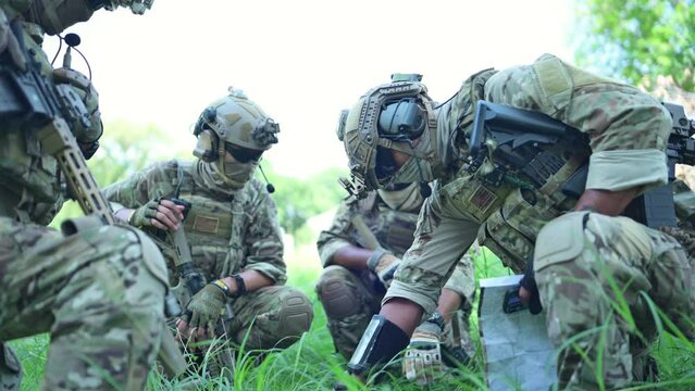 Special operations forces, Study geography and plan an attack on the enemy.