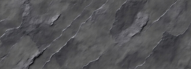 Gray slate stone artistic texture background from Generative AI