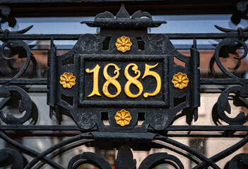 1885 Jahreszahl