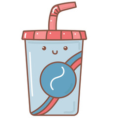 soda cup doodle cartoon