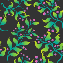 seamless floral pattern, abstract background