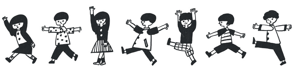 子供たちの行列