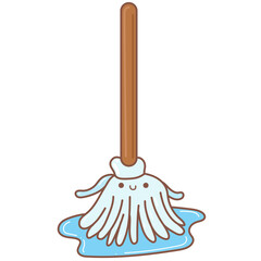 mop doodle cartoon