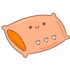 pillow cartoon doodle