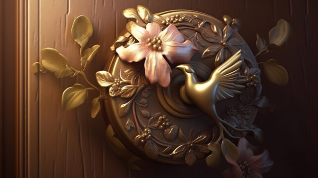 AI Generate photos of magical door knobs