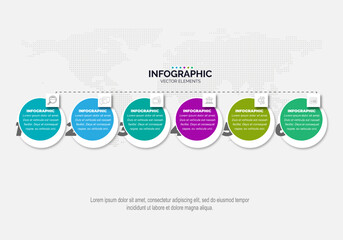 Business infographic label design collection