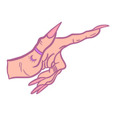 Scary Witch Hand