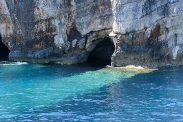 blue grotto on Zakynthos
