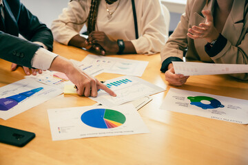 business team working for insurance client feedback service concept, businessman are work on...