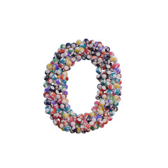 Billiard Balls 3D Alphabet or PNG Letters