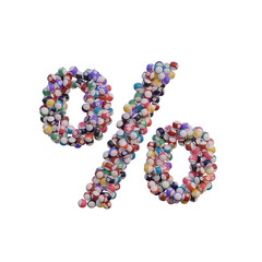 Billiard Balls 3D Alphabet or PNG Letters