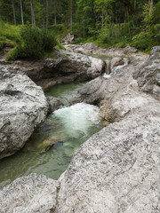 river in the mountains
