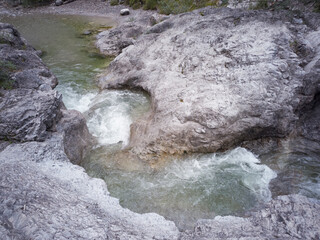 river in the mountains