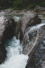 river in the mountains
