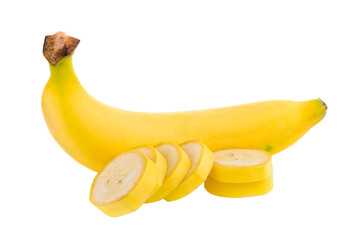 banana isolated on transparent png