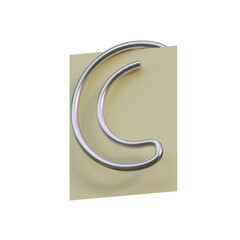 Office Pin 3D Alphabet or PNG Letters