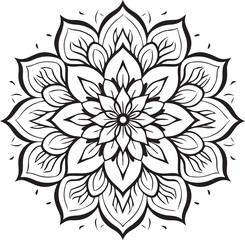 Fototapeta premium Mandala , colouring book for kids, Colouring Page Vector illustration