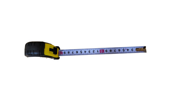 Yellow Measuring Tape In PNG, Yellow Tape Measure Without Background	
