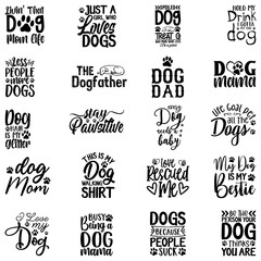 Fototapeta premium Dog SVG Design Bundle