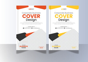 Corporate Business Book Cover Design Template