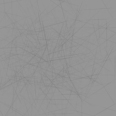 illusion of depth of space. Vector