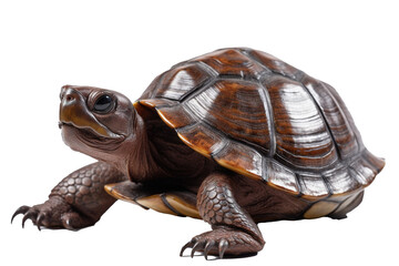 Fototapeta premium Snaileatg turtle, generative artificial intelligence