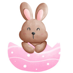 easter bunny with egg