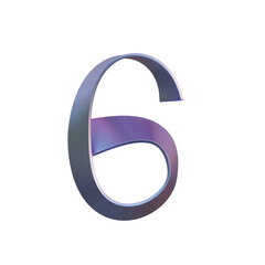 Gradient Waves 3D Alphabet or PNG Letters