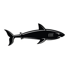 Shark icon. Sea life ecosystem fauna and ocean theme. Isolated design. Vector illustration