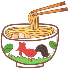 noodles cartoon