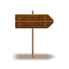 Blank or empty, clear isolated wooden planks, signboards. Vintage, old, retro banners with nails. File.