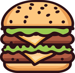 burger, burger, essen, sandwich, brötchen, cheese, brot, cheeseburger, rind, fleisch, kopfsalat, isoliert, fast, tomate, weiß, mahl, fast food, lunch, sesam, brotzeit, gesundheitsschädlich, abendessen
